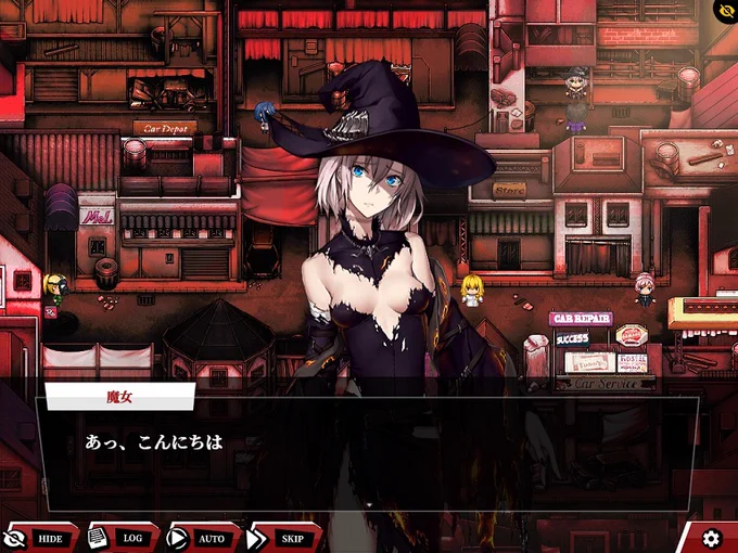 デジタルリリース日(8月初日頃)が近いので、R18同人ゲーム『Fate/Empire of Dirt』の攻略可能キャラを改めて紹介させて頂きます。本日紹介するのは主要キャラクターとなります。主人公の命を狙う複数の人格?(赤眼・緑眼・青眼)を持つ狂気的な少女・魔女ちゃんです。ボイスはゆづきひな。さまです。 