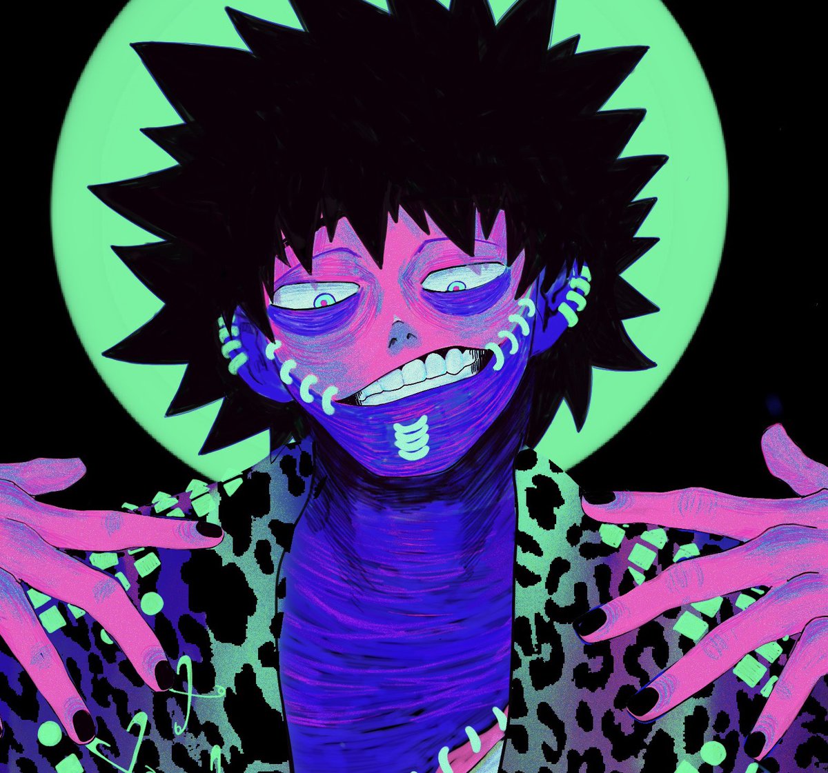 he ate a glow stick