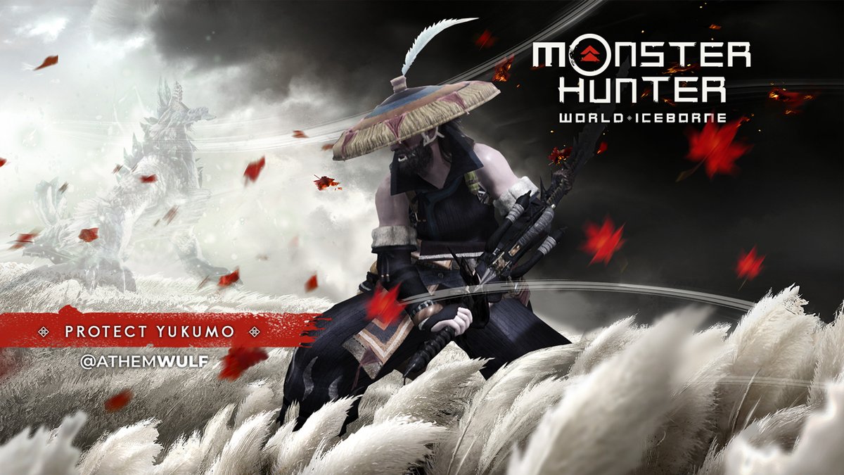 AthemWulf's tweet photo. So i fix the logo because it looked strange ... now it seems correct! #MonsterHunterWorld #MonsterHunter #GhostOfTsushimaPS4 @monsterhunter @MH_official_JP @SuckerPunchProd @sonylatin #supportDesign https://t.co/7fLkhD0PON