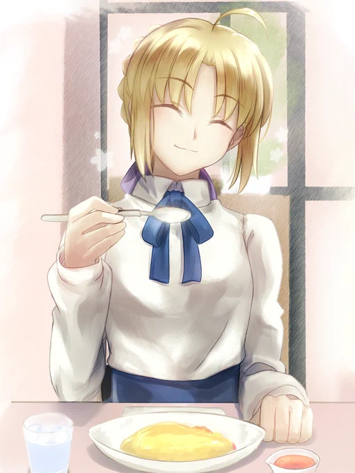 えみやご飯セイバーのイラストリクエストをいただきました。
いっぱい食べる君が好き 