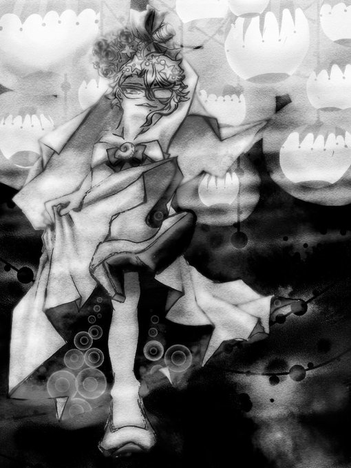 モノクロにするとかっこいいのtwitterイラスト検索結果 古い順