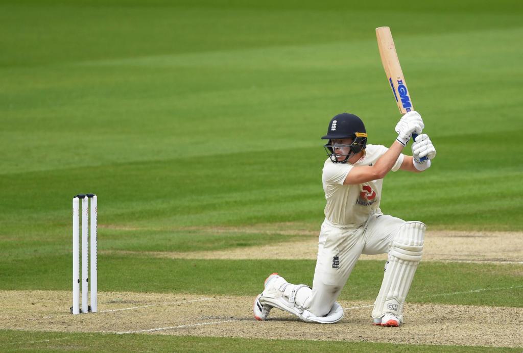 Ollie Pope was quite severe on the balls full and wide, driving them to boundary incessantly. (Credits: Twitter/ICC)