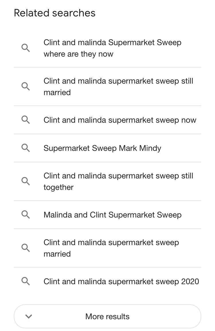 LadyArtemisia's tweet photo. Netflix drops #SupermarketSweep and the world NEEDS to know what happened to Malinda and Clint. 😂 #WhereIsMaclintda? https://t.co/tP4FDVj7xL