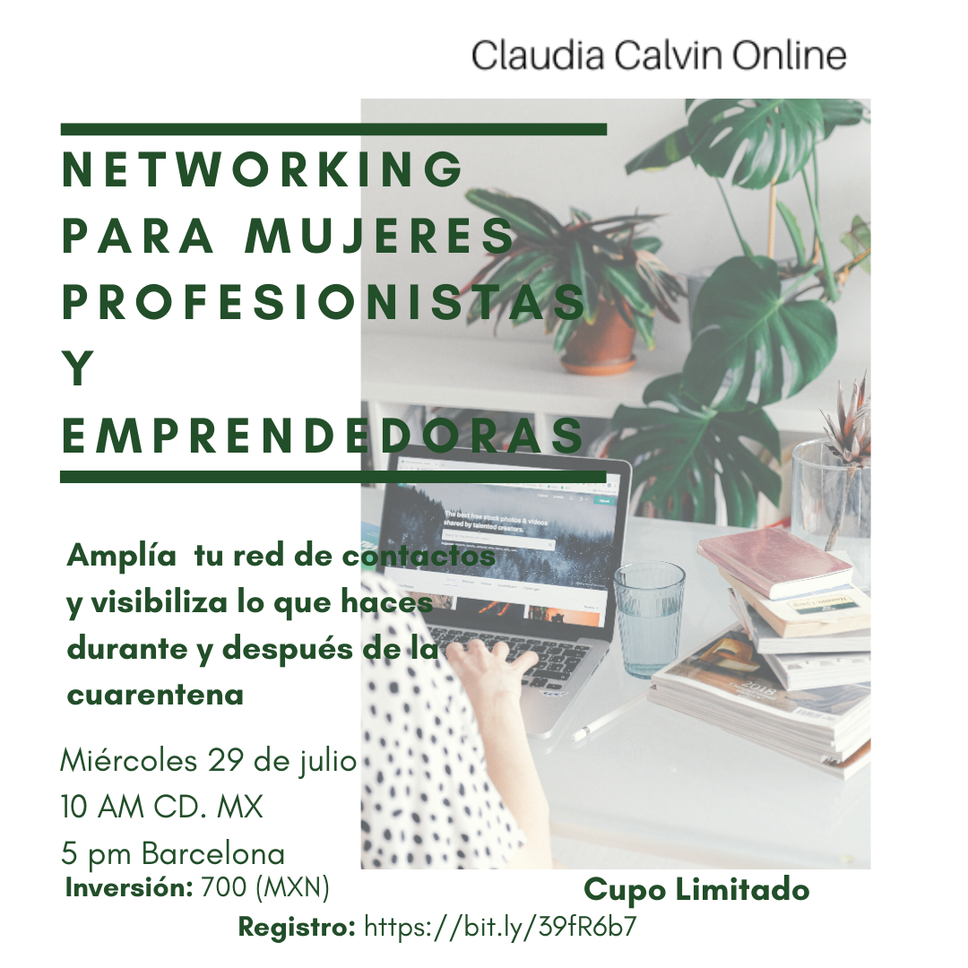 LaClau's tweet photo. Networking con corazón para profesionistas y empresarias independientes. 29 de julio: 5 pm Barcelona - 10 am Ciudad de México. ¡Te esperamos! https://t.co/FJ22fstsfD  #Womenwhonetwork #networking #mujerynegocios #mujereslíderes  @hsarayg @mauriciohuesca https://t.co/qPlBisytAx