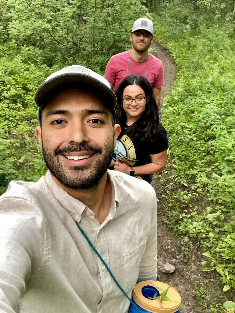 dannyfierro17's tweet photo. Vanessa, Bryant, and me (with our picking cans) on the huckleberry hunt. #Idahomies #Idaho https://t.co/X3Esd5BjJa