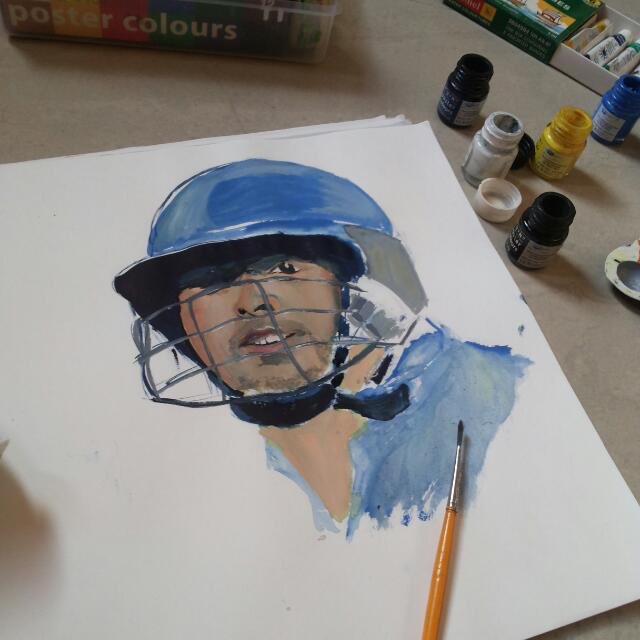 Yuvians12's tweet photo. Here’s love for @YUVSTRONG12 
By artist #Yuvian #Yuvifan @SJsArt12 
#YuviArt #LoveYuvi https://t.co/QoR8Y3bXdw