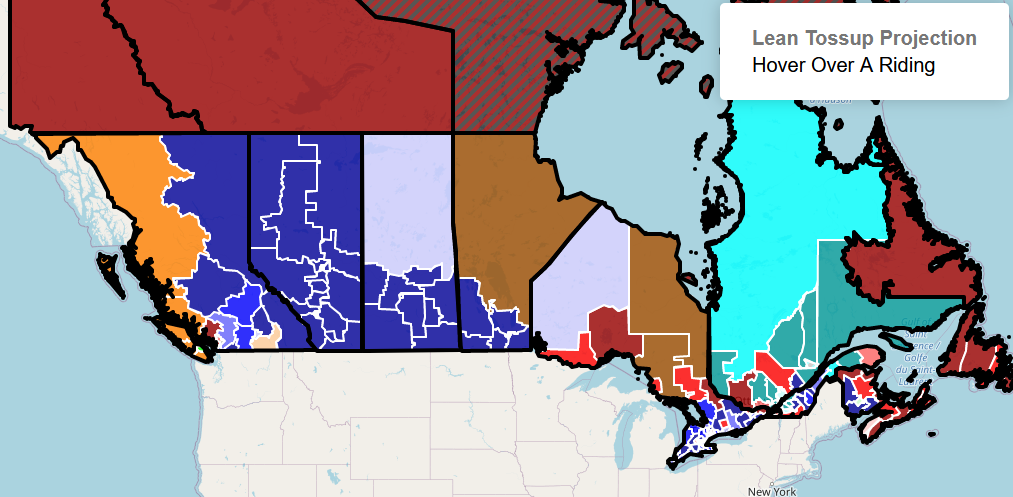 CanadianPolling's tweet photo. Updated @LeanTossup Federal Model:
(Vote/Seats)
LPC: 35% / 170 (+13)
CPC: 30% / 109 (-12)
NDP: 15% / 23 (-1)
GPC: 8% / 3 (-)
BQ: 7% / 33 (+1)
PPC: 4% / 0 (-)
(Seat Changes With 2019 Federal Election)
Model: https://t.co/oQcDSnJY82 https://t.co/gBu9W1o5OY