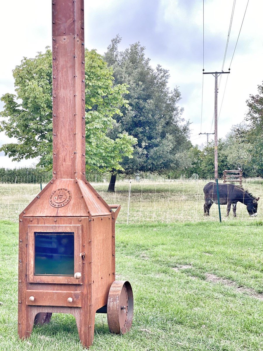 MorleyStoves's tweet photo. Morley’s popped to see our client last night to check how they were were getting on with their #RB73 Stoves, as you can see from our photos they are loving them! #firepit #outdoorliving #outdoorstoves https://t.co/aUOksmwmxo