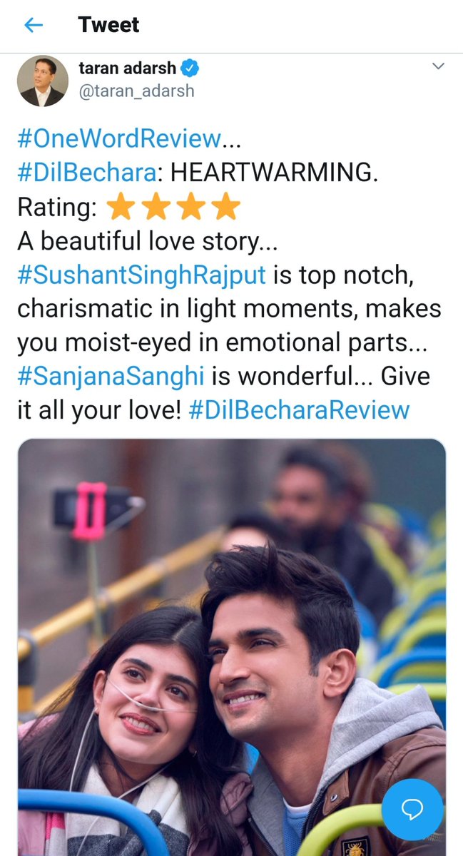 kedarnath movie review taran adarsh