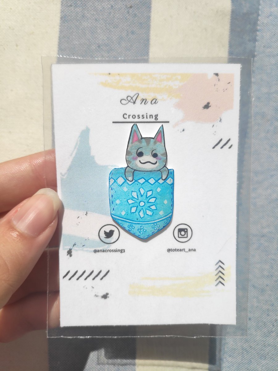 AnaCrossing3's tweet photo. ❄ Bolsillito Feli ❄
-Llevate a la aldeana más adorable a todas partes con este pin bolsillito 💙
- 5€ + envío
#acnh #animalcrossing #animalcrossingnewhorizons https://t.co/0LpnwwOyVl
