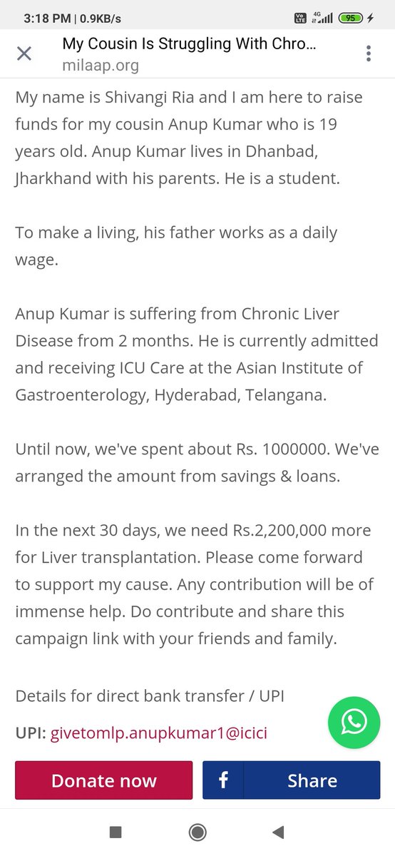 PriyaSaw1's tweet photo. @RanchiPIB @MoHFW_INDIA @JharkhandCMO @PMOIndia @AmitShah @SonuSood @rashtrapatibhvn @be_a_bassi @DrSJaishankar @PiyushGoyal  WE REALLY NEED THE HELP OF THE RESPECTED AUTHORITIES AS IT'S COSTING A LIFE.... DONATIONS AND PAYMENTS WILL WORK BUT THE THING MUCH NEEDED .... https://t.co/o8s4Kjlhkf