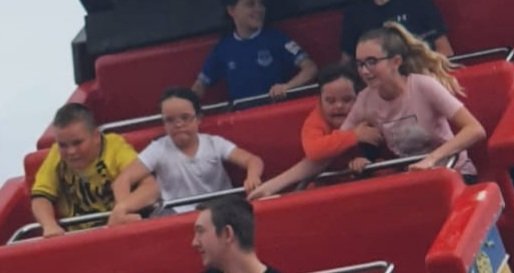 The girls were so proud to have grown and were now tall enough to ride the whole park including the adult rides...well until this one 🤣🤣

Absolute hysterics watching their faces tho 😳 🤣 😂