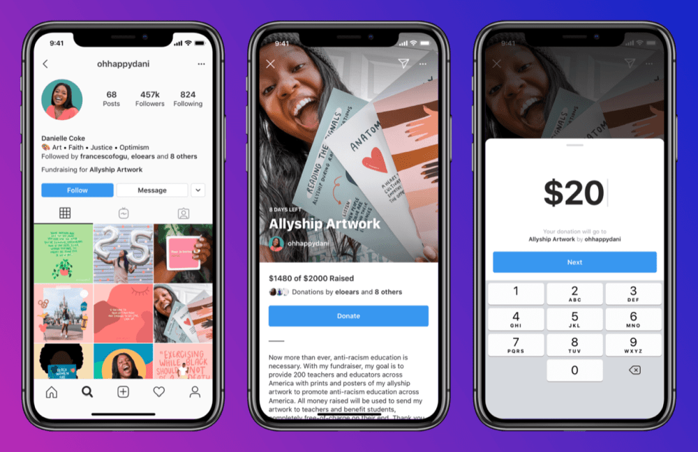 Personal Fundraising Are Being Tested on Instagram hotinsocialmedia.com/personal-fundr… #instagram