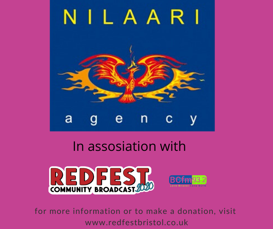RedfestBristol's tweet photo. This year we'll also be supporting Nilaari Agency. Based in Bristol, they're a rare resource for BAME communities, providing culturally sensitive support with mental health and well-being as well as help with housing and finances. To donate visit our website. #redfest20 https://t.co/1ihXUY2oU7