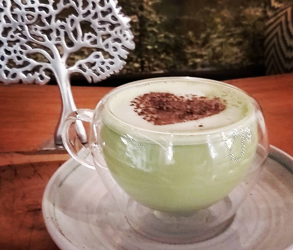 Matcha oat latte