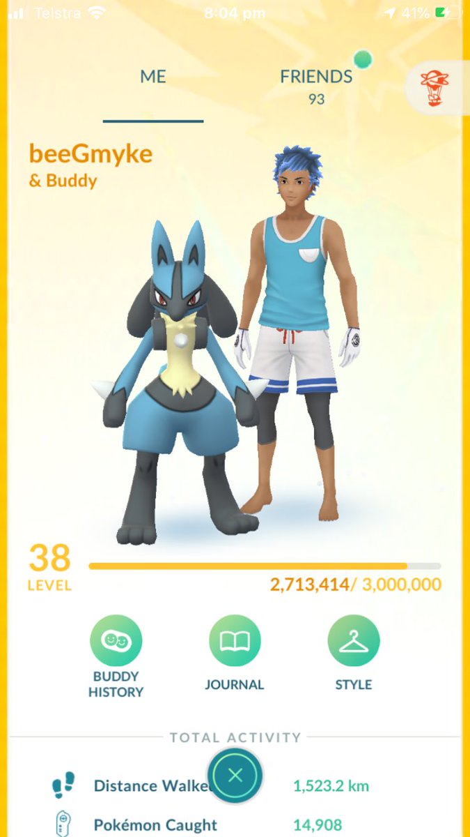 beeGmyke's tweet photo. #PokemonGOFest2020 day 1 in Australia done. Gotta rest up for the next day! https://t.co/RdZJkPZe9O