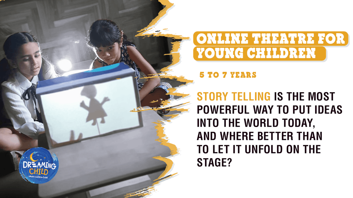 DreamingChild3's tweet photo. Dreaming Child provides an environment where this is actively fostered . Children will gain exposure to Rhythm and Movement exercises, Improvisation Theater Games, Puppet Theatre and Musical Theatre. The culmination of this is in a show on Google meet. 
#Delhi #theatre #classes https://t.co/irQ366pxPh