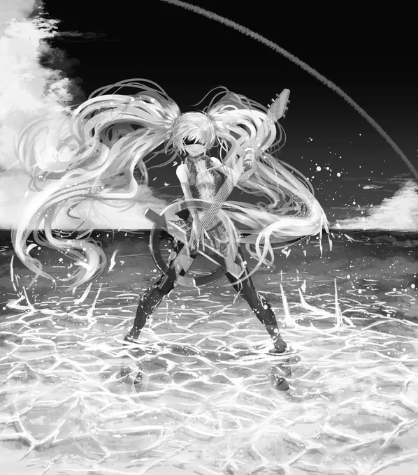 僕の絵と白黒は、、、どうなんだコレ?? 
