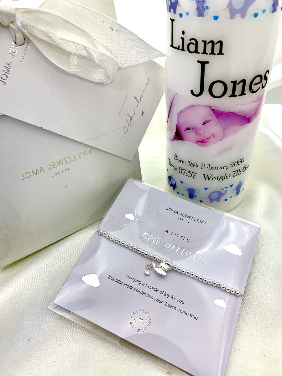 Candlesplus's tweet photo. ‘A bundle of joy for you, to remember that dream come true’ with the amazing #jomajewellery and #personalisedcandle @candlesplus or at our online shop at https://t.co/DSXv2jjje9 #shoplocal at a #localbusiness #personalisedgifts #newarrivals #baby https://t.co/yFJoQ9oTkP