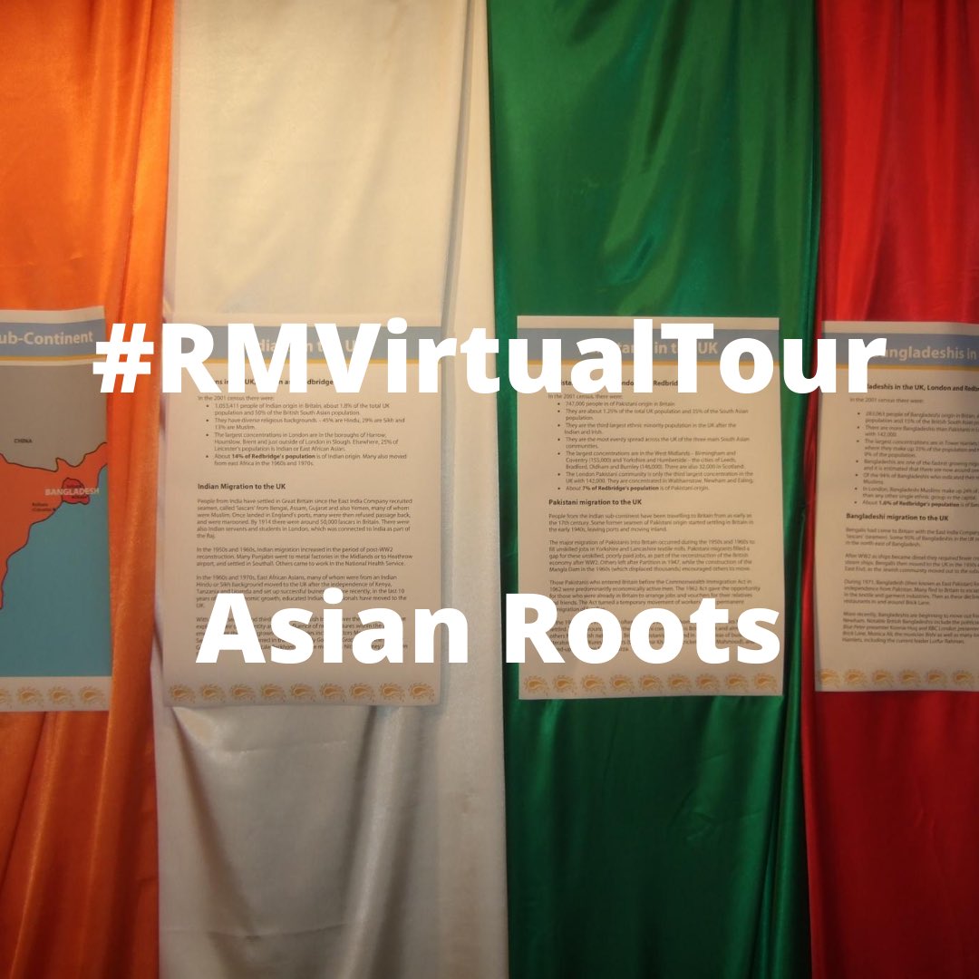 RedbridgeMuseum's tweet photo. This week’s #RMVirtualTour looks at our 2009 exhibition, Asian Roots, based on an oral history project by a local community group about South Asian lives in Redbridge. 🇮🇳🇵🇰🇧🇩
Keep scrolling for snapshots & quotes from the interviews ⬇️
#MuseumFromHome #SouthAsianHeritageMonth https://t.co/wvm0vQbEXW