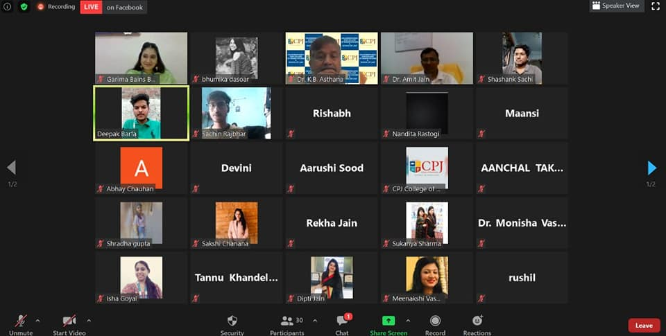 cpjcollege's tweet photo. CPJ College of Higher Studies & School of Law organised 𝗜𝗠𝗣𝗥𝗢𝗠𝗣𝗧𝗨- ONLINE EXTEMPORE COMPETITION conducted on 23-July-2020 at 11:30 a.m
CPJ College takes great pleasure in Congratulating the Winners & Awarding them with Cash Rewards!!
#CPJCollege #GGSIPU #LiveCompetition https://t.co/VsxplfCpox