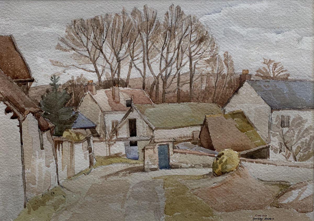 CollectArtLymm's tweet photo. Full image of the painting we posted the other dat along with the other two by the same artist have just been added to our website. Well done to @Framedup1 for correctly guessing the name of the artist from such a small detail....Edgar Rowley Smart 👏
#edgarrowleysmart #giverny https://t.co/VL2azZZO8B
