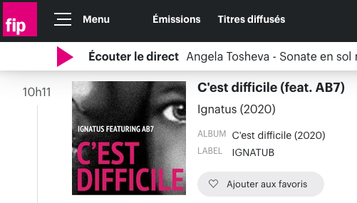 Ignatub's tweet photo. "C'est difficile" sur @fipradio ce matin.
#cestdifficile #ignatus #AB7 #difficile https://t.co/YzSF2GmsIu