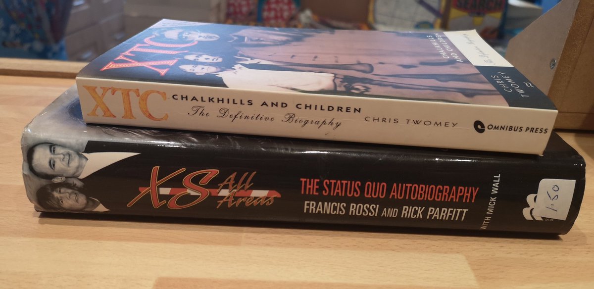 BridgeBooksDro1's tweet photo. It's #X day on #alphabooks. I've not got any in my personal stacks and just these two in the shop. https://t.co/ozDHqL1bfJ