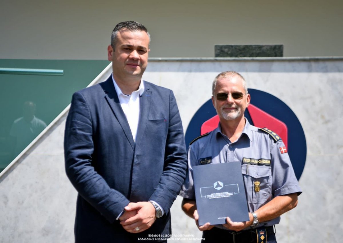Emsgeorgia's tweet photo. MIA Emergency Management Service has been provided with special protection equipment by the Danish Government to combat the spread of the coronavirus. https://t.co/JIoanLez77 https://t.co/gGMpZC5kih