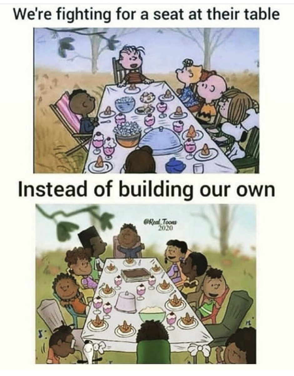 Generallevy's tweet photo. We need to make our own table like we used to do, so we can’t be refused a plate  when it’s time to eat https://t.co/iRMZ36f0NU