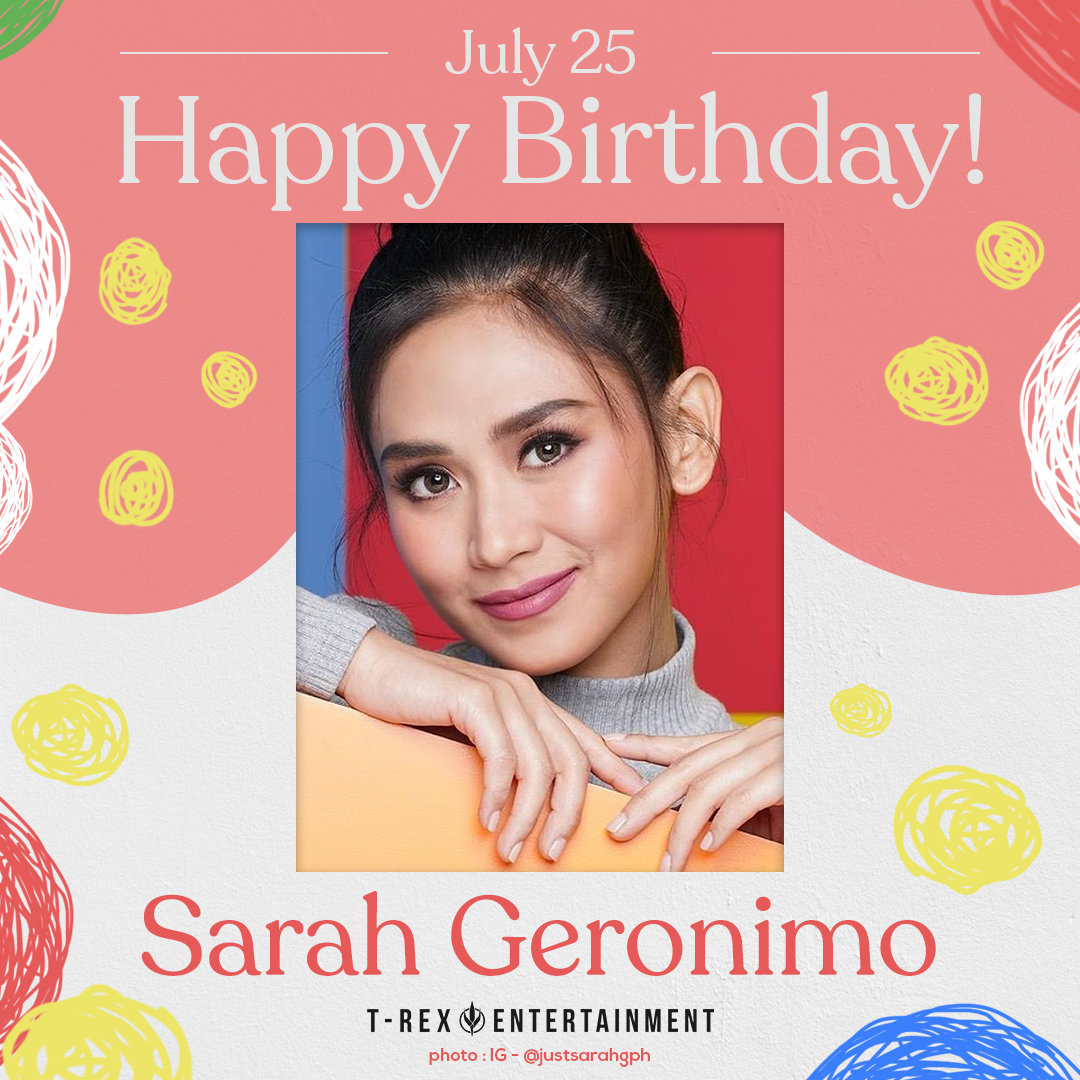 Happy 32nd birthday, Sarah Geronimo!  
