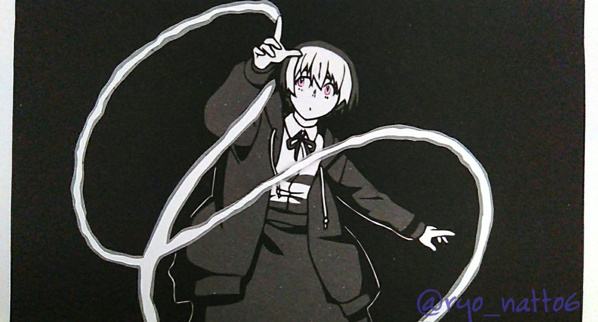 諒 Su Twitter 炎炎の消防隊より因果春日谷ちゃんの切り絵です インカちゃん顔からもう好きだったんですけど性格がねじ曲がりすぎてて更に好きになりましたね アニメ勢なのでこれからどうなるのか楽しみ 切り絵 炎炎の消防隊 Fireforce