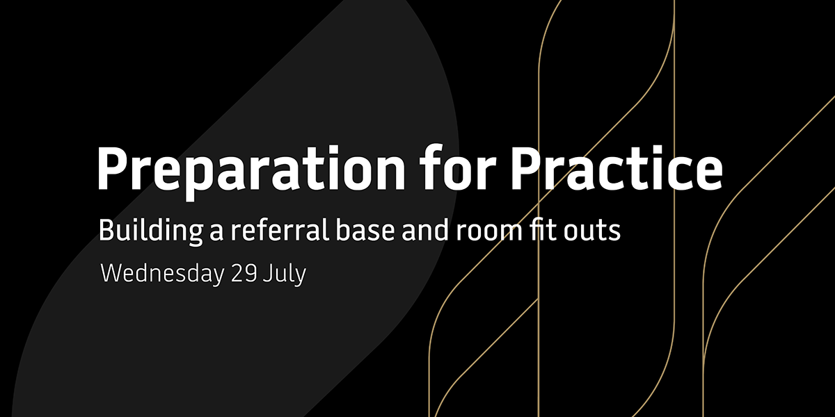 RACSurgeons's tweet image. The “Building a referral base and room fit outs” #webinar featuring presenters Nicole Yap and Caroline Chaplin will take place on 29 July as part of our #PreparationforPractice series.

Register today: bit.ly/3diecxR