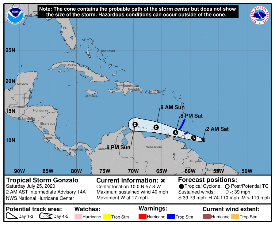 ClimaEdoQROO's tweet image. Se prevé un gradual debilitamiento de la TT Gonzalo 👀