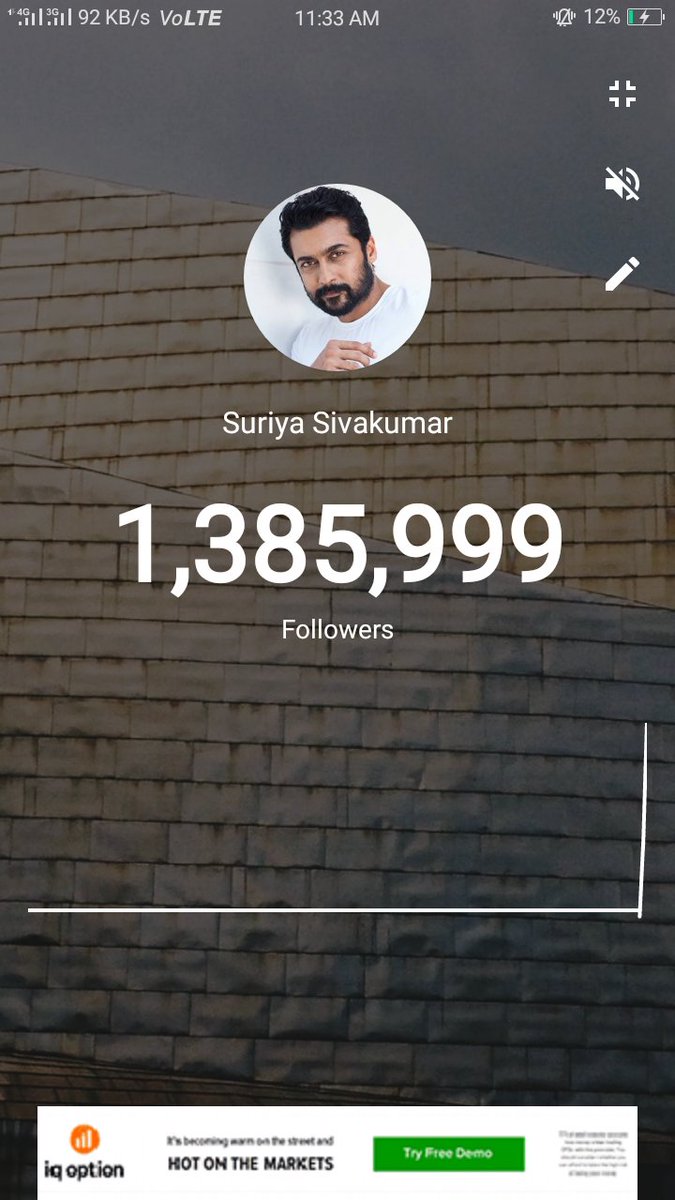 ManojKumar_Twts's tweet photo. Few Minutes More - 1.4M Followers..! ♥😍

@Suriya_offl #SooraraiPottru https://t.co/kBuzy4wy3J