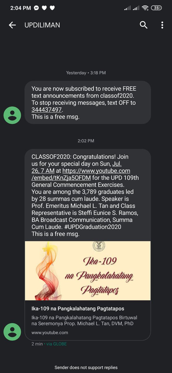 #Sablay2020 Archived tweet media