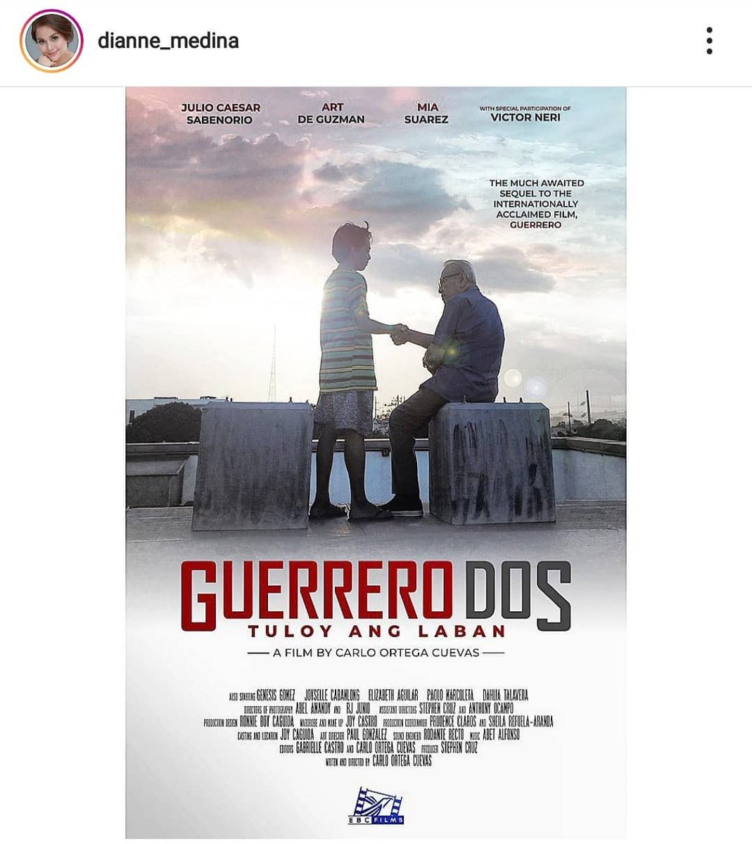 EbcFilms's tweet photo. "This film is a proof that the resilience of Filipinos is what makes us a persevering race despite countless challenges we face."
- Dianne Medina

Thank you Ms. Dianne Medina! ❤️

#GuerreroDos
#EBCfilms
#EBC https://t.co/UHTI9Uh9rP