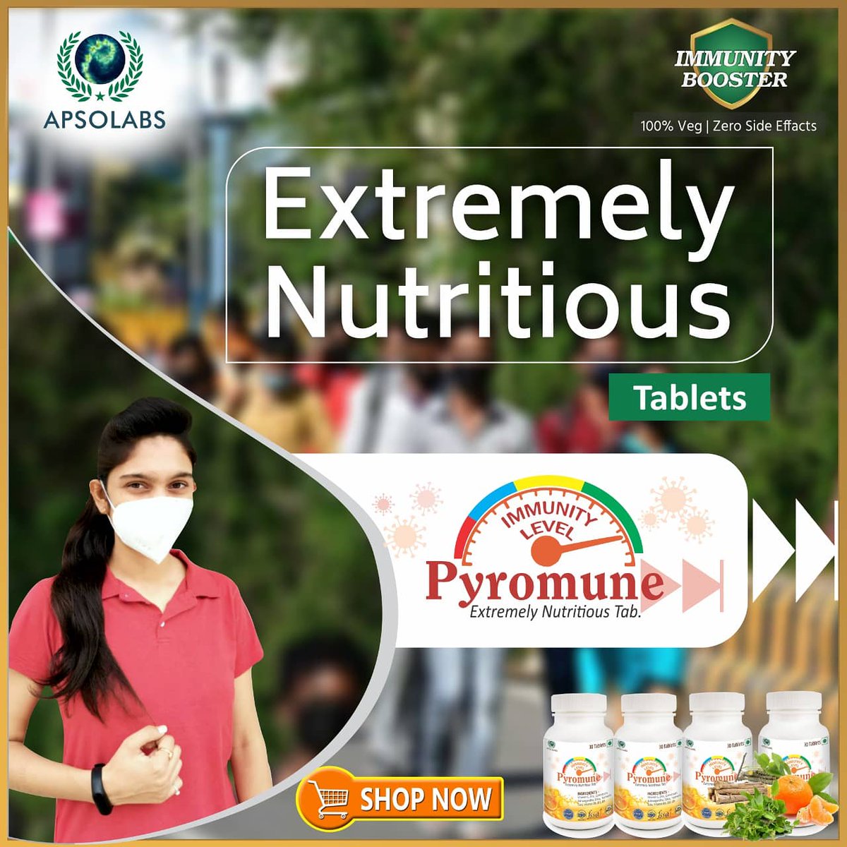 Apsolabs's tweet photo. #Pyromune Tablets is #Extremely #Nutritious tablets which contains #immunity boosting power Blends such as #VitaminC #Zinc , #Colostrum (Mammals First Yellow milk) #Guduchi (Giloy) #Ashwagandha #Tulsi #Turmeric #Vitamin D3,B6,B9 &amp; B12.
#APSOLABS
Visit https://t.co/cPqGxMRtpO https://t.co/VEPX1H03Q1