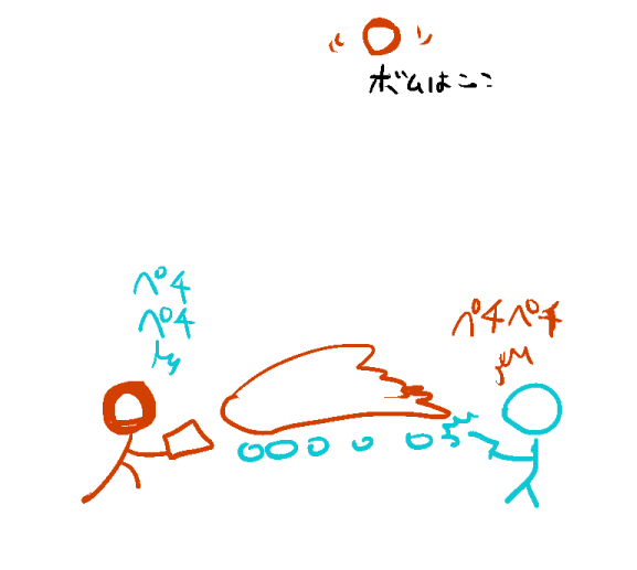 @night22229331 敵との交戦が始まる時などの直前に、相手を通り越して背後に落ちるような位置に上を向いて投げてボムを仕掛けるんです
そして撃ち合いが始まるんですが、相手が後退したときに引っかかるかもしれないという保険としてボムが機能するんです
