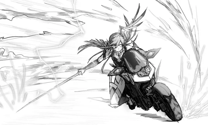 びんじょー
#絵をモノクロにするとかっこいい 