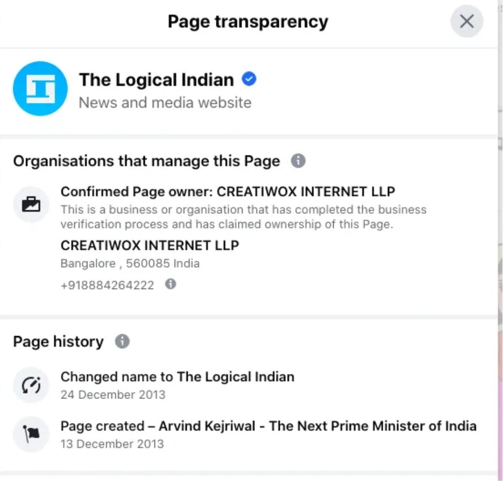 Now Due to His False and illogical Claims All the Congress Supporters got hope to Attack BJP Goverment Look at below images Fun Fact Do You Who is KothariShe is Managing Editor of Logical Indian which was initially started as Arvind Kejriwal's Page (image 3)