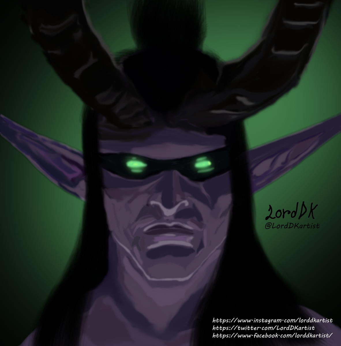 LordDKArtist's tweet photo. Illidan Stormrage

#WorldOfWarcraft 
#blizzard 
#IllidanStormrage
#digitalpainting https://t.co/fQHn3XnlrL
