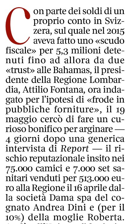 AlRobecchi's tweet photo. Attilio Fontana vergogna della Lombardia. Mentre i lombardi morivano si occupava di affari (con i suoi conti in Svizzera). Dimissioni subito, poi il processo
#commissariatelalombardia #Fontanasciacallo
#LaLegaèquesto https://t.co/0XqJmezq78