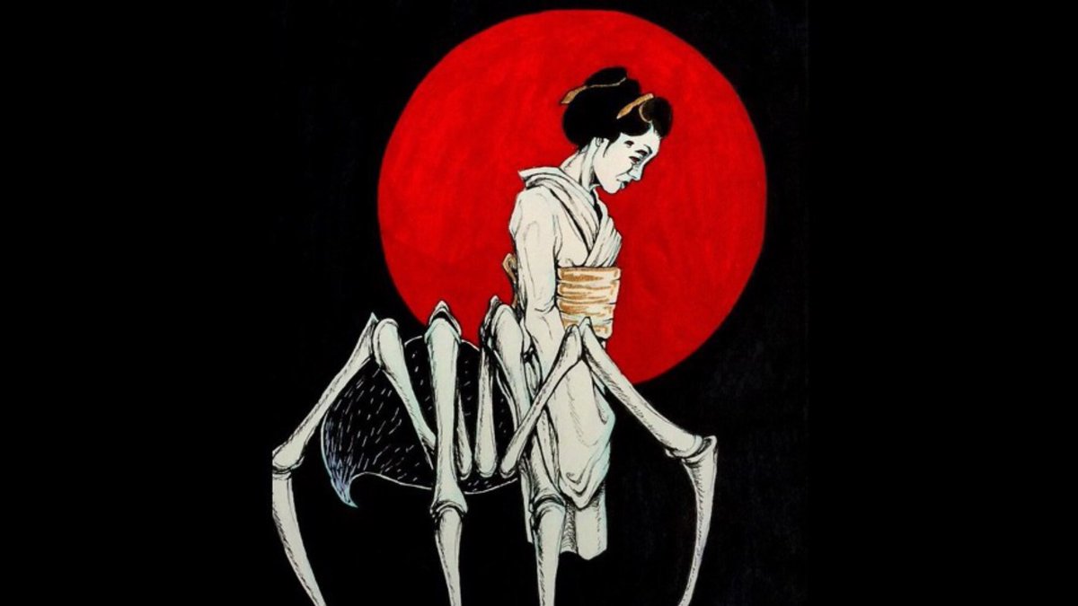 In Japanese folklore there is a being know as the Jorōgumo, a giant demonic shape shifting spider. The Jorōgumo is said to be capable of transforming into a beautiful woman in order to lure its prey. It’s name translates to prostitute spider.