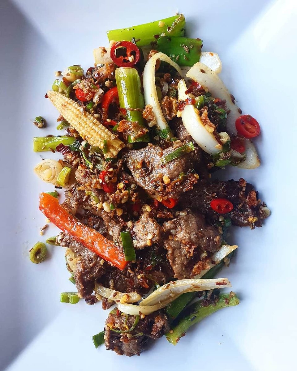 Veal with Cumin 孜然牛仔肉 

Treat yourself to something a bit special this weekend. We're offering 25% off Dining In, Collection, and Delivery until the end of August! 

Reservations 👉 chungying.co.uk/reservation

Collection &amp; Delivery 👉 chungying.co.uk/takeaway/

#LoveChinaTown