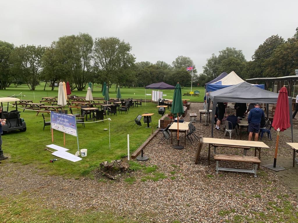 Looking forward to a great day, raising money safely for a great cause. #thatchedhouse #trinityhospice