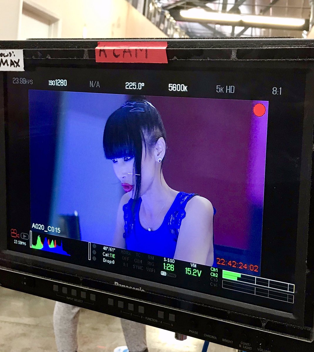 RealBaiLing's tweet photo. #filming falling sleep inmy sofa woke up share #filmset photo #oncamera with you. love the #moodblue doU?my #newmovies playa #sophisticated #elegant character, sheis #intelligent gifted #international #cyberterrorism expert https://t.co/94xiyuZPR8 #hollywood #็ฝ็ต #ๅฅฝ่ฑๅ https://t.co/bWoWm22BXR