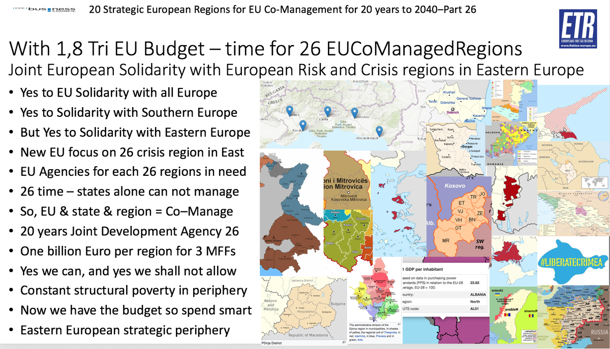 GunterFehlinger's tweet photo. @Zourabichvili_S @vonderleyen @eucopresident @EP_President @EU_Commission @EUWB6_TCT @Transport_EU @AdinaValean @EUCouncil @EZaharievaMFA @SMuresan @BogdanAurescu @MevlutCavusoglu @DmytroKuleba @ZelenskyyUa @EmmanuelMacron @AngelaMerkeICDU @Markus_Soeder @MinPres @GiuseppeConteIT @sanchezcastejon @SwedishPM @MorawieckiM @KlausIohannis @ctrcenter @UA_EUMission @Kabmin_UA_e @HillaryClinton @JoeBiden @TimmermansEU @Lagarde @prezydentpl @PLPermRepEU @AndrejBabis @CzechMFA @_miniszterelnok @zoltanspox @ManfredWeber @ElisaFerreiraEC @jensstoltenberg @RTErdogan @BoykoBorissov @akk @NATO @ToivoKlaar @AnastasiadesCY @CyprusMFA ETR has defined 26 strategic regions for #EUCoManagedRegions to fund by @JHahnEU - sure many more region in eastern Europe are very poor but we can not help all with such expensive instrument. But all of them deserve MFF more than rich Lombardy. @vonderleyen @EP_President https://t.co/vPRdfWpw4a