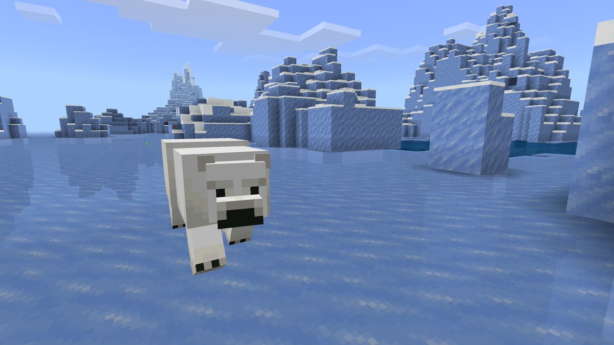 ヨグル マインクラフト Minecraft シロクマかわいい