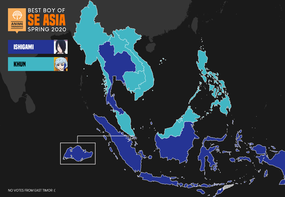 ট ইট র まほ Anime Trendingの春アニメランキング 男性キャラクター国別投票結果の東南アジア編 かぐや様 神之塔 Tog 石上優1位 インドネシア タイ シンガポール クン アゲロ アグネス1位 フィリピン ベトナム ミャンマー マレーシア